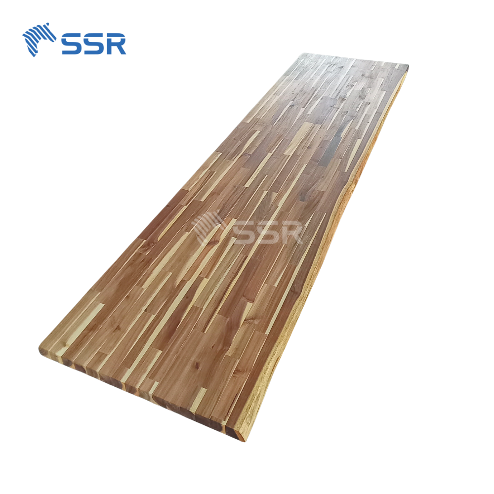 Acacia Butcher Block Countertop With Live Edge​​ Manufacturer